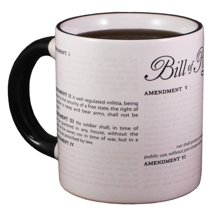 Unemployed Philosophers Guild - Wholesale Coffee Mug - Disappearing Civil Liberties Heat-Changing Mug