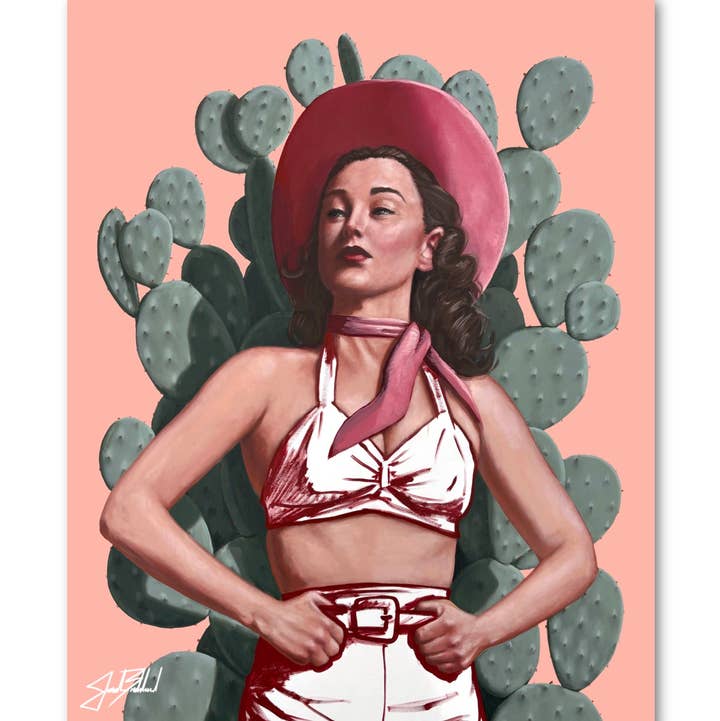 Annie Paper Print for wholesale by The Painted Ladies