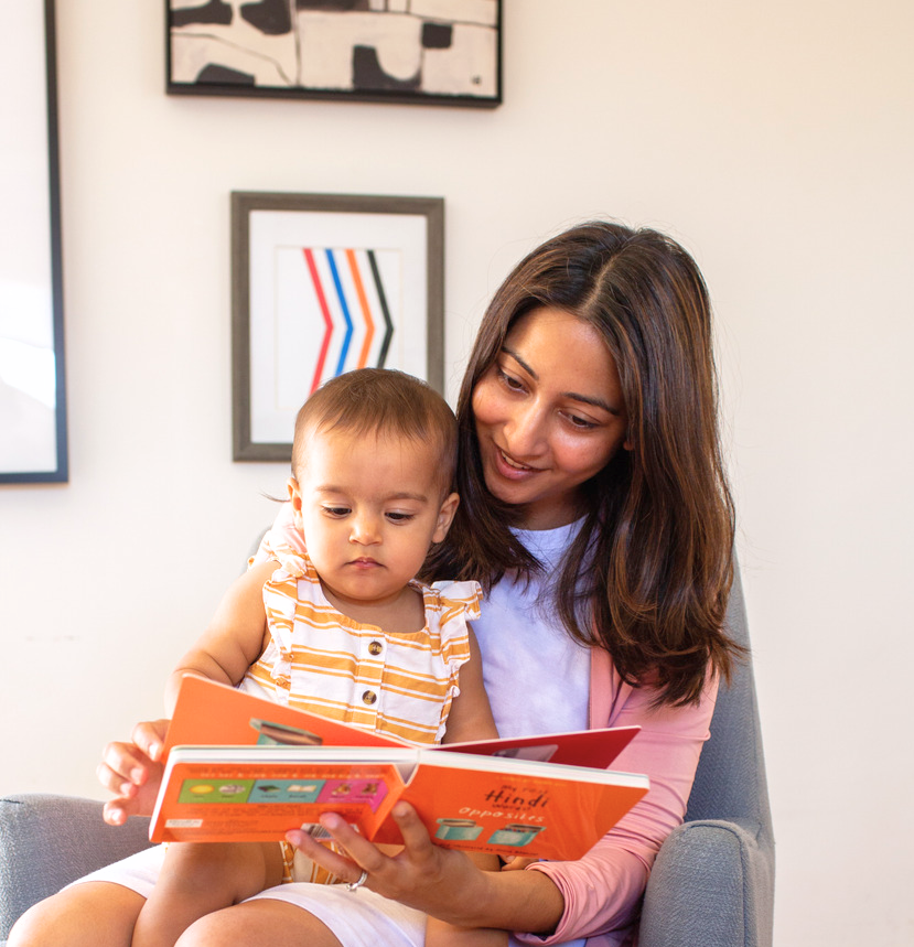 Hindi By Reena - Wholesale Baby & Toddler Book (0-2) - "My First Hindi Words!" Bilingual Board Book Gift Set2
