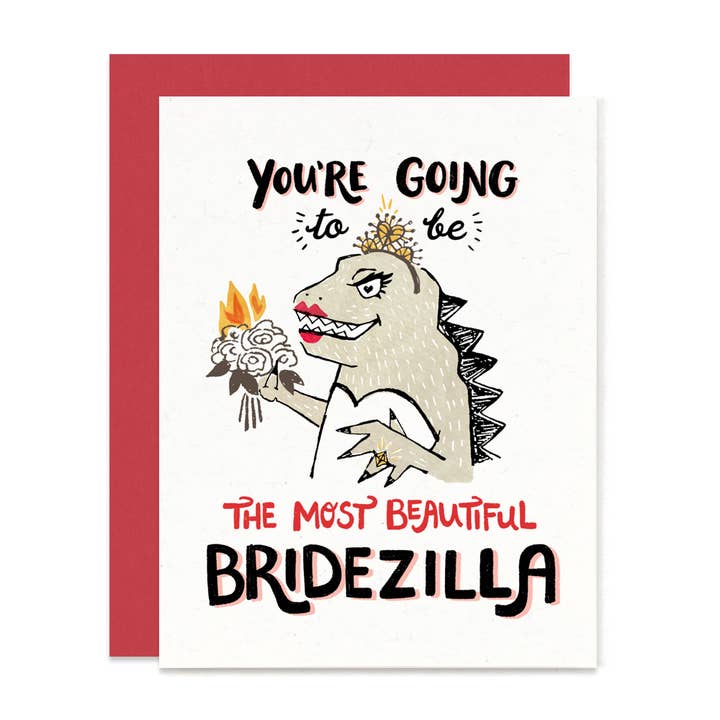 Paper Pony Co. - Wholesale Wedding Card - Beautiful Bridezilla Card