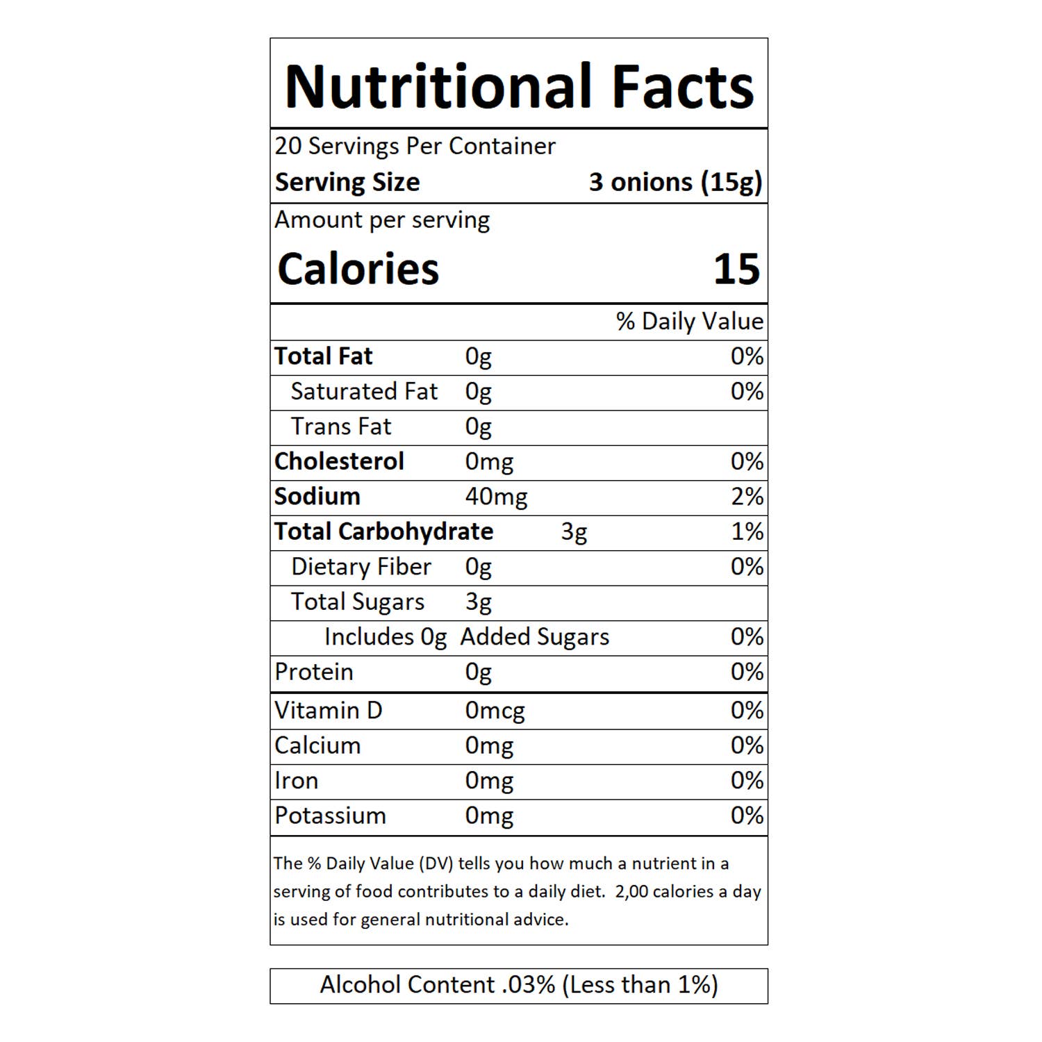 Sable and Rosenfeld est.1970 - Vente Légumes marinés - Oignons Tipsy Sable & Rosenfeld 10,9 oz/63