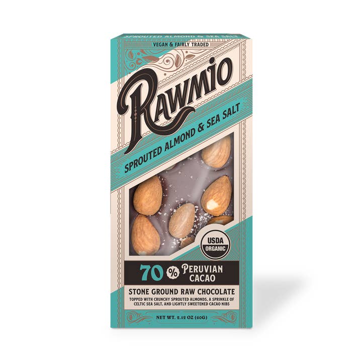 Sprouted Almond & Sea Salt Bark for wholesale by Windy City Organics