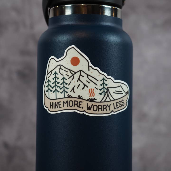 Sentinel Supply - Vente Autocollant - Autocollant Hike More, Worry Less3