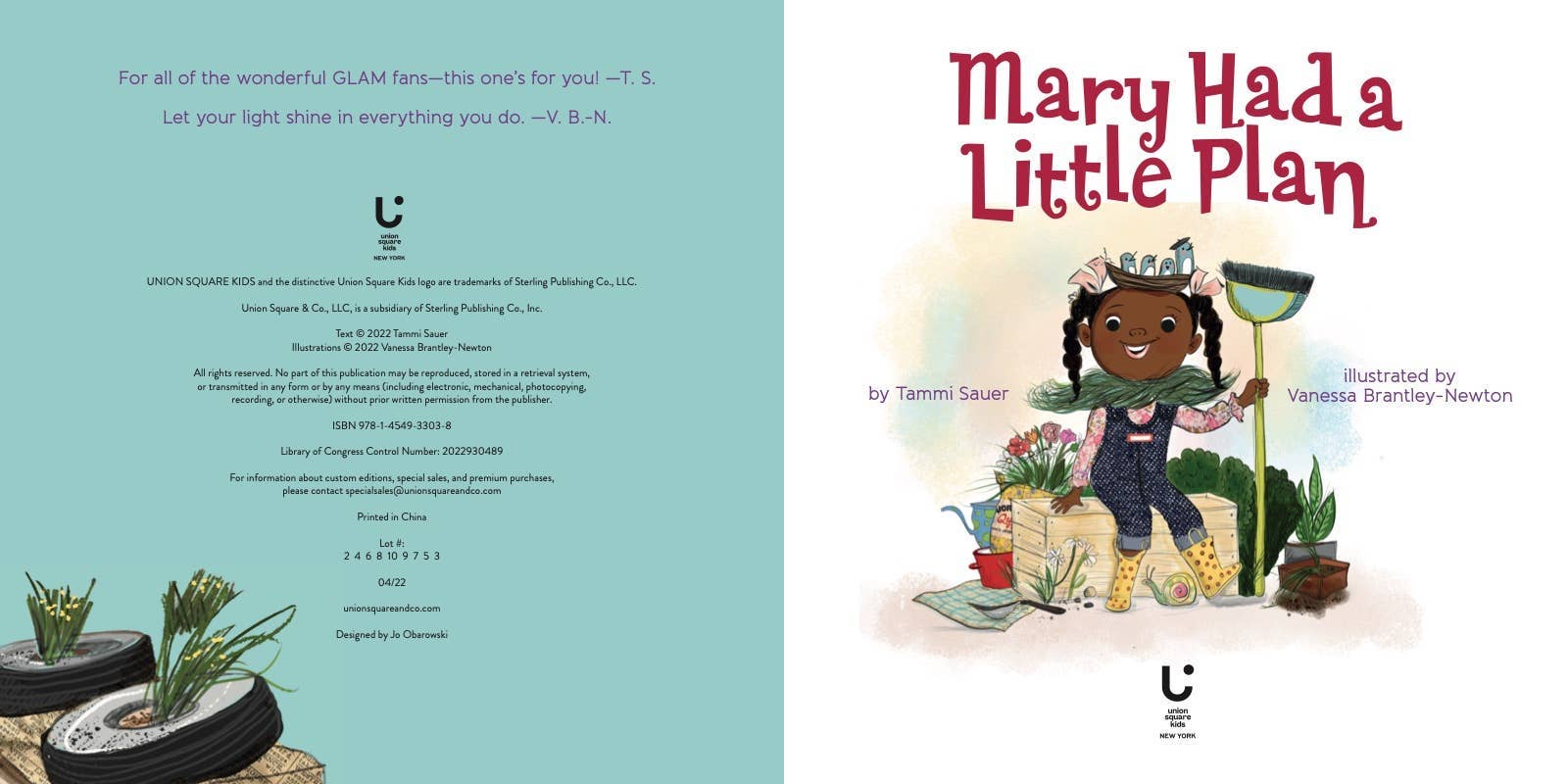 Hachette Book Group - Wholesale Preschool Book (3-5) - Mary Had a Little Plan by Tammi Sauer3