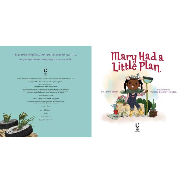 Hachette Book Group - Wholesale Preschool Book (3-5) - Mary Had a Little Plan by Tammi Sauer3