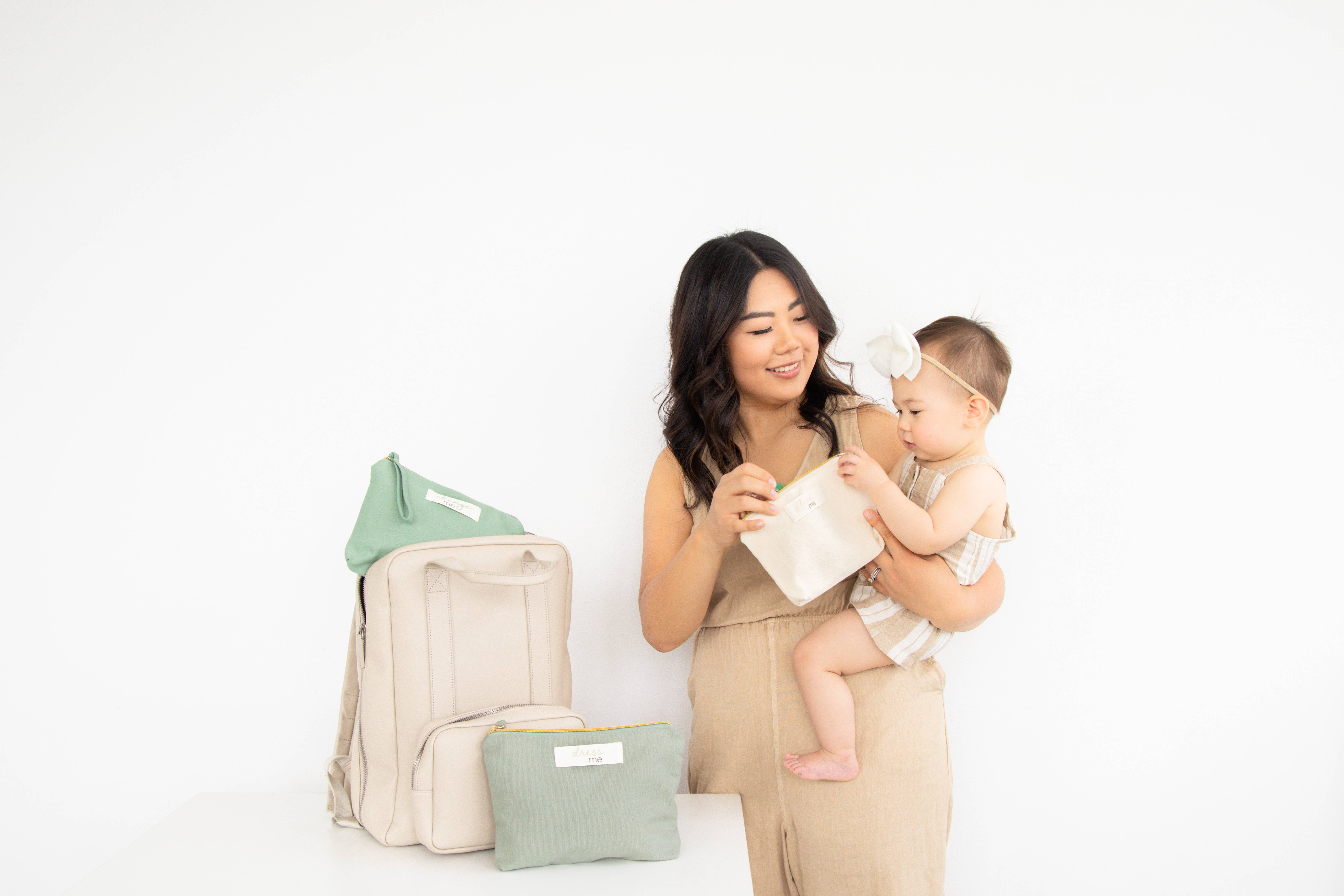 Pearhead - Wholesale Diaper Bag - Baby - Dress Me, Feed Me, Change Me 3 Piece Pouch Set6