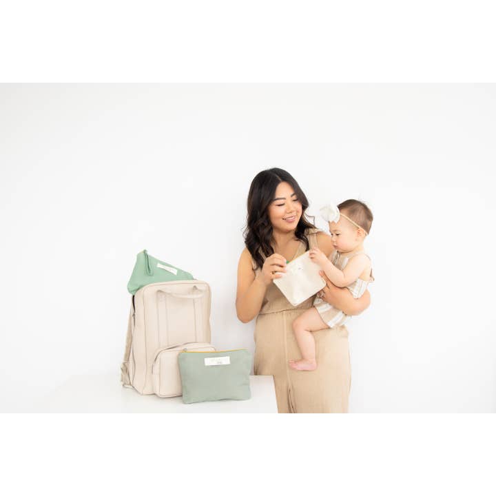 Pearhead - Wholesale Diaper Bag - Baby - Dress Me, Feed Me, Change Me 3 Piece Pouch Set6