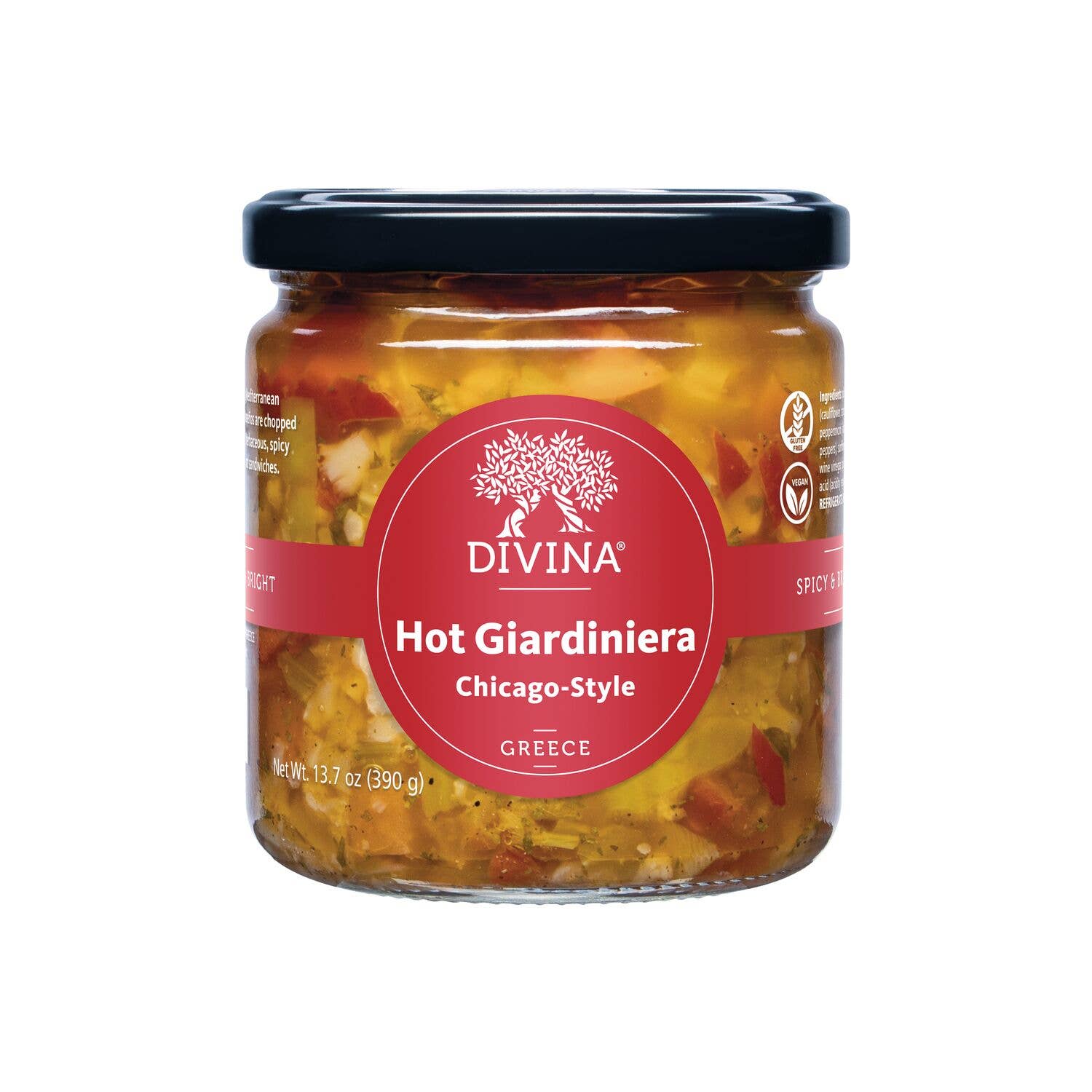 Divina - Wholesale Pickled Vegetables - Hot Giardiniera, Chicago-Style0