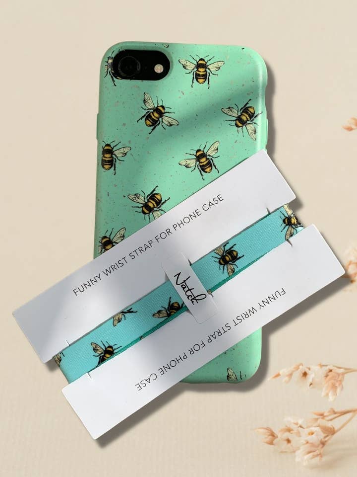 Telefon håndledsrem - Bee Green for engroshandel hos Natch