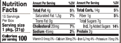 Delallo - Vente Biscuits - Biscotti aux amandes et à la cannelle (emballés individuellement)1