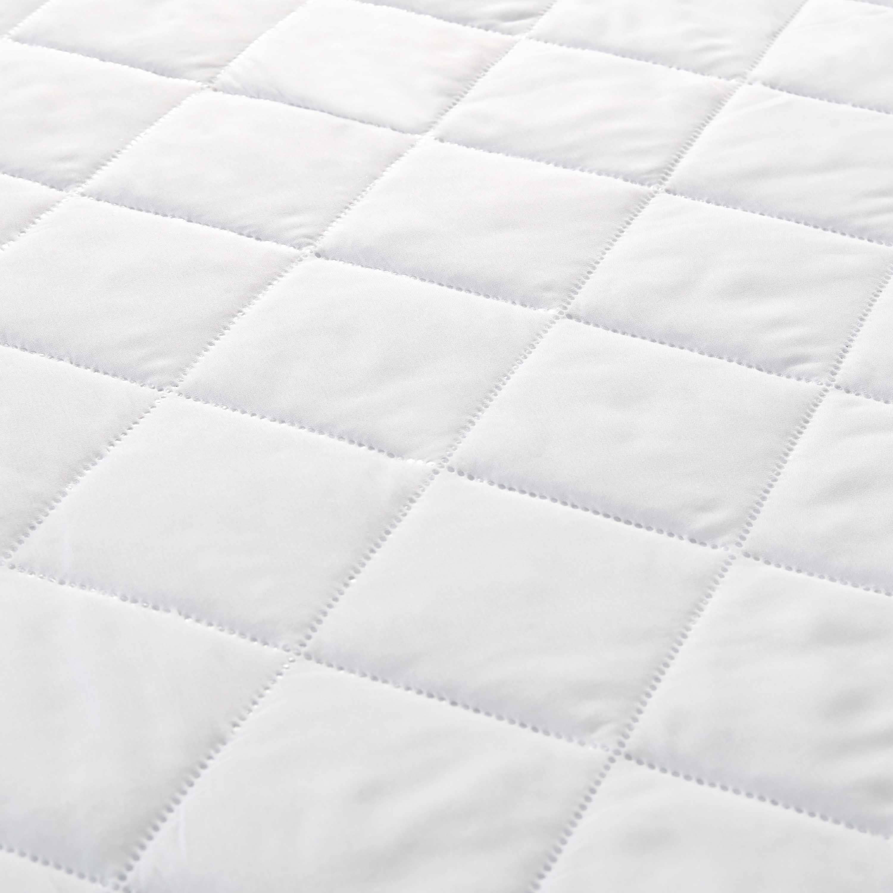 White Mattress Protector-Breathable Deep Pocket (30cm) Bed Cover for wholesale on Faire6
