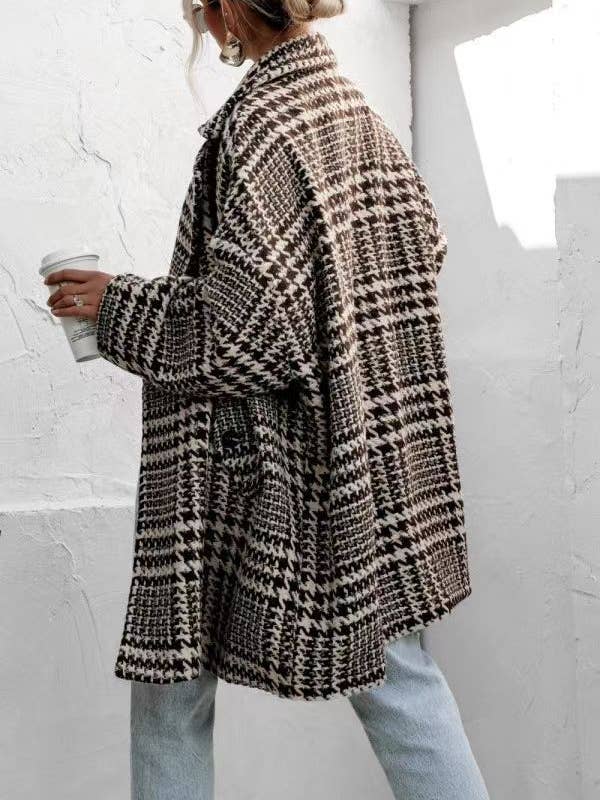 Lily Clothing - Wholesale Coat - Women's - Thickened lining coat woolen jacket8