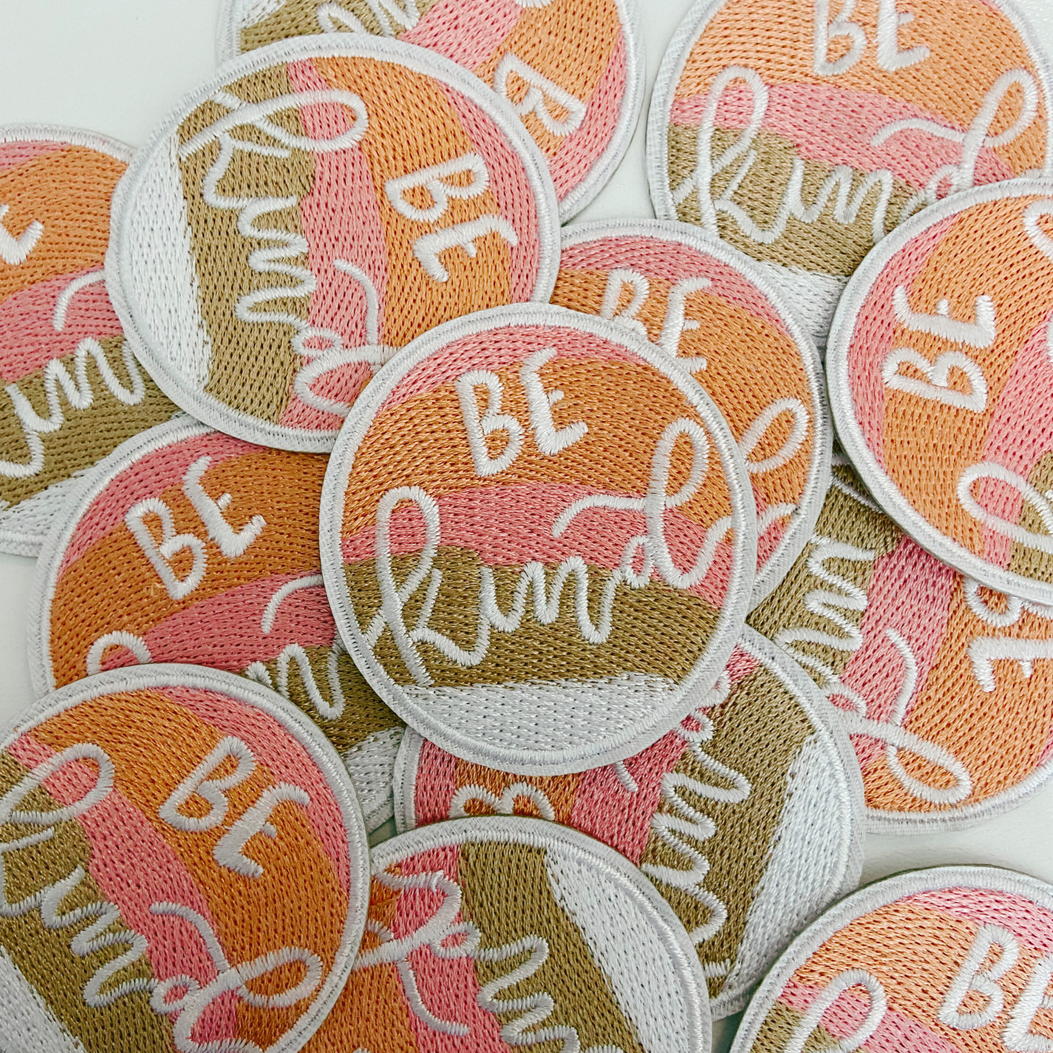 TEELUX - Wholesale Patch - 2" Be Kind -  Embroidered Hat Patch2