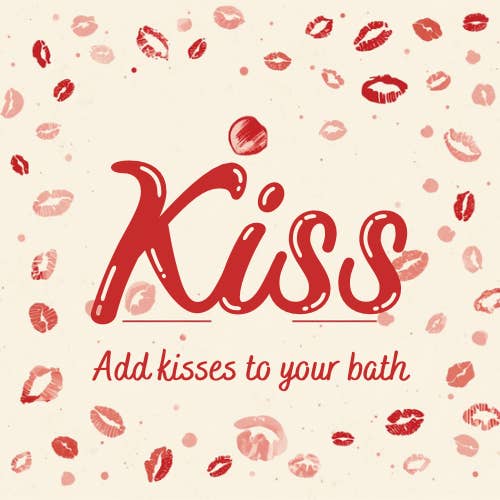 Kiss - Bombe de bain pour la vente par Fizz Bizz LLC