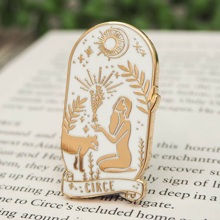 LiteraryEmporium - Wholesale Lapel Pin/Button - Circe Enamel Pin Badge - Greek Mythology Collection0