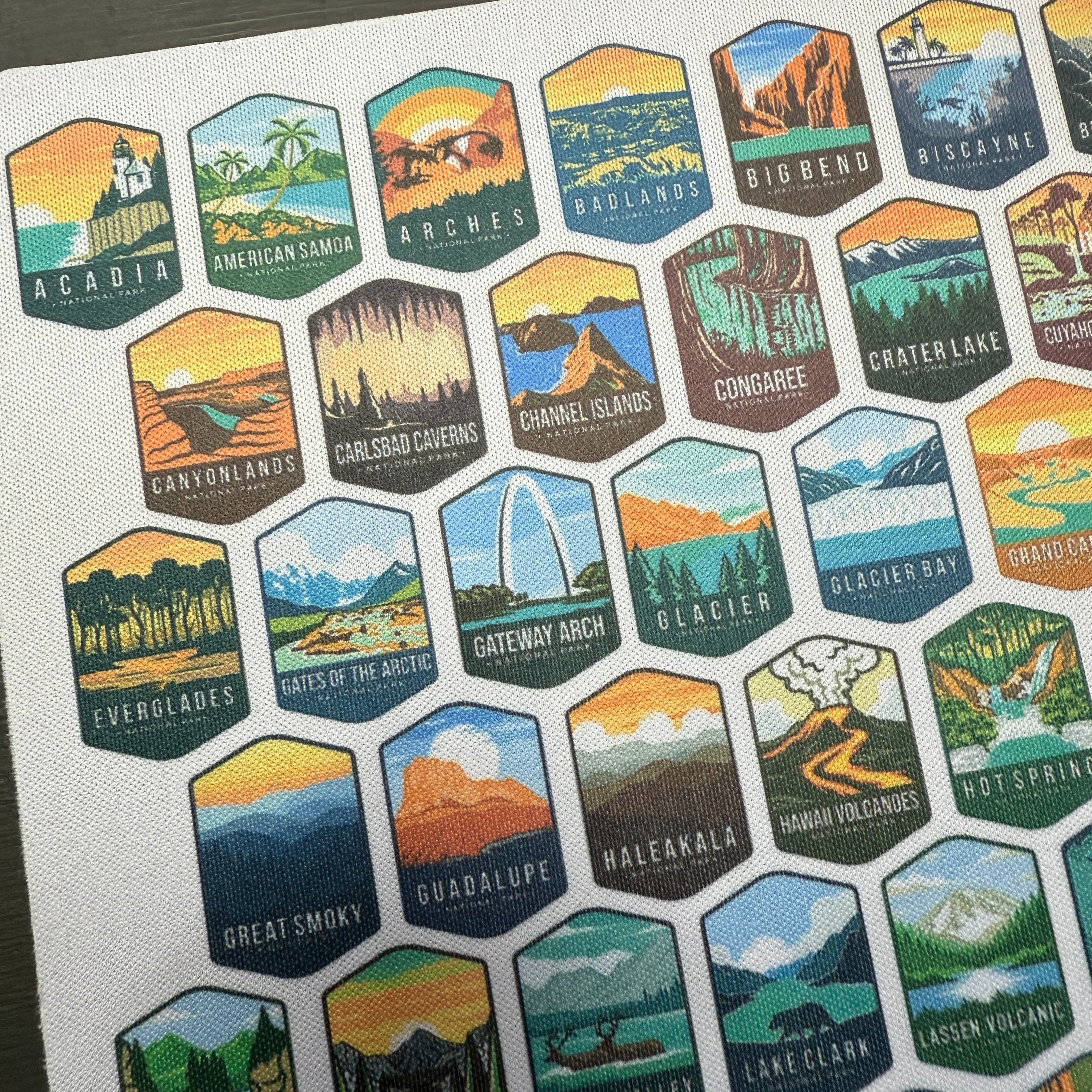 National Parks and Beyond - Wholesale Mousepad/Trackpad - All 63 National Parks Neoprene Mouse Pad2