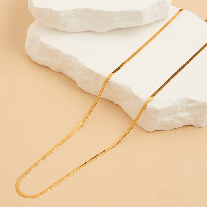 Waterproof Necklace Dainty 20" Snake Chain Narelle for wholesale by Howard's