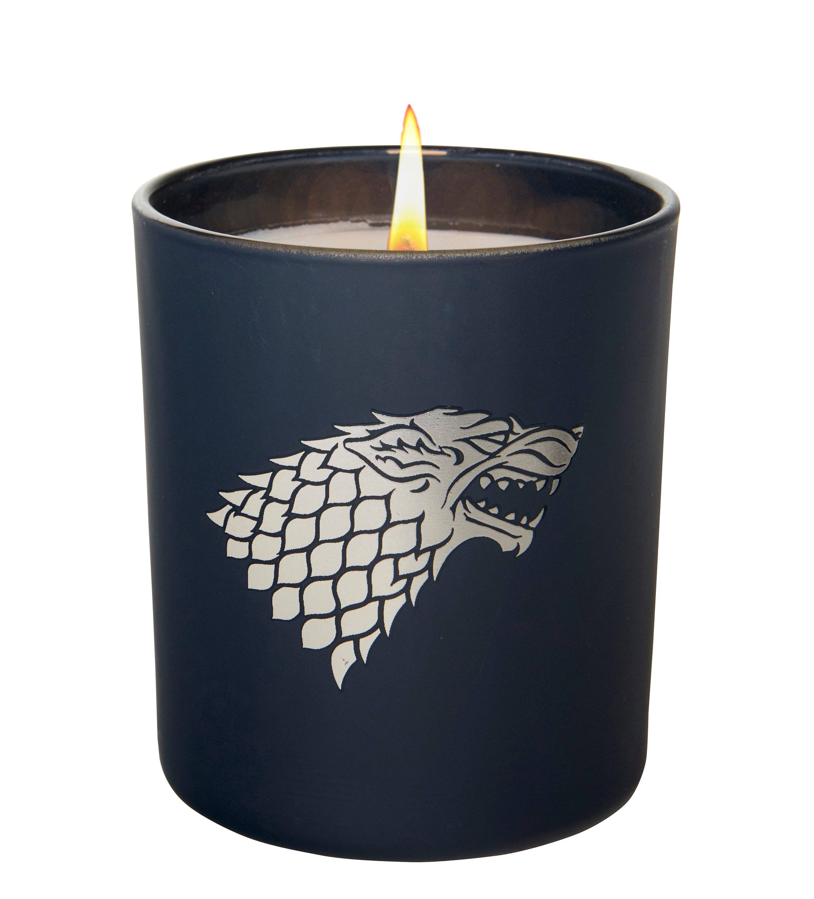 Insight Editions - #1 Pop Culture Publisher - Wholesale Jar/Filled Candle - Game of Thrones: House Stark Glass Candle