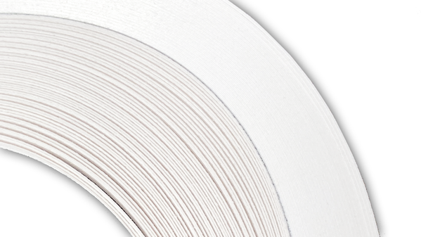 Quilling.com - Venta al por mayor Material para manualidades - Tiras blancas brillantes0