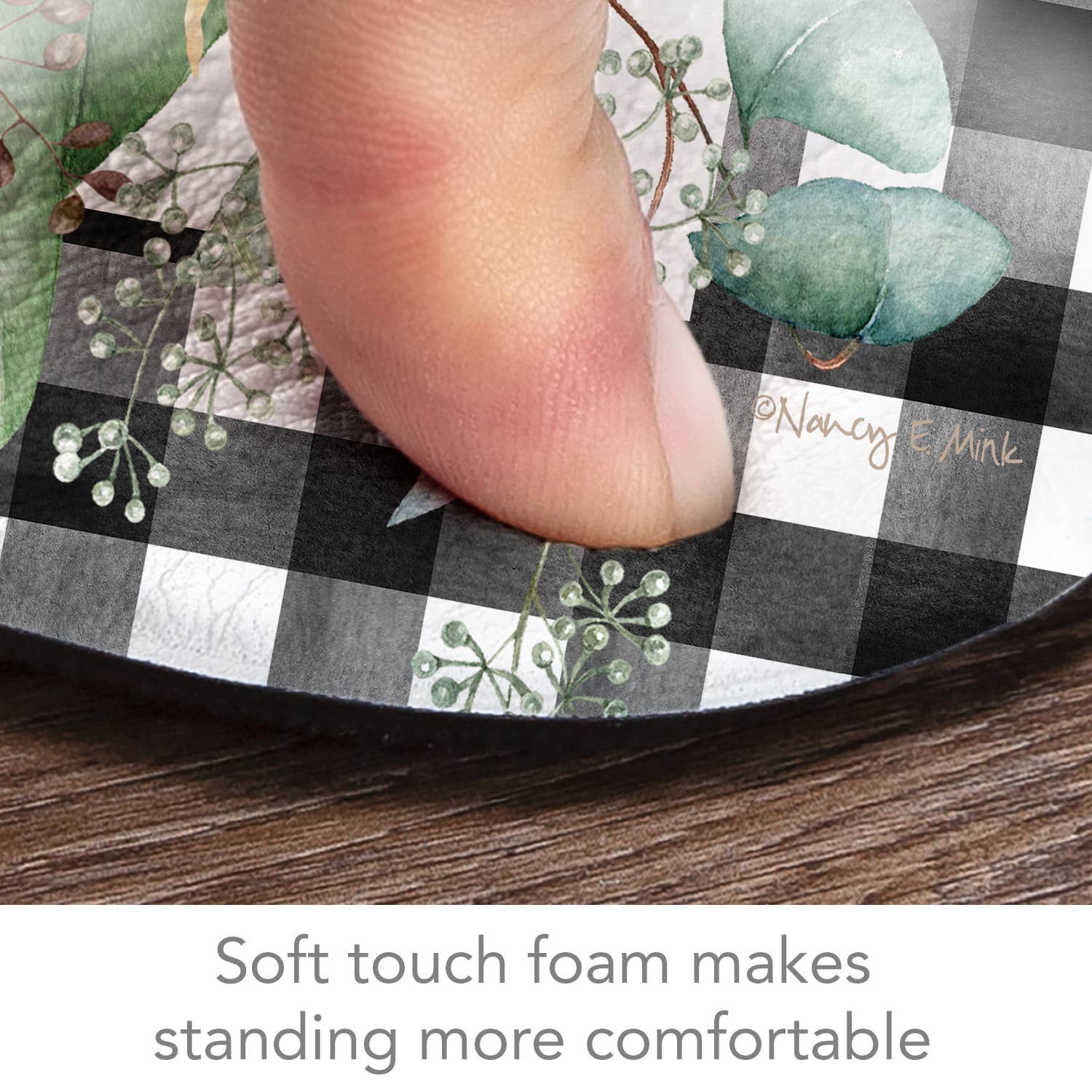 CounterArt/Highland Home/Thirstystone - Venta al por mayor Felpudo - Alfombrilla decorativa cómoda Sunflower Fields 30" x 20"3