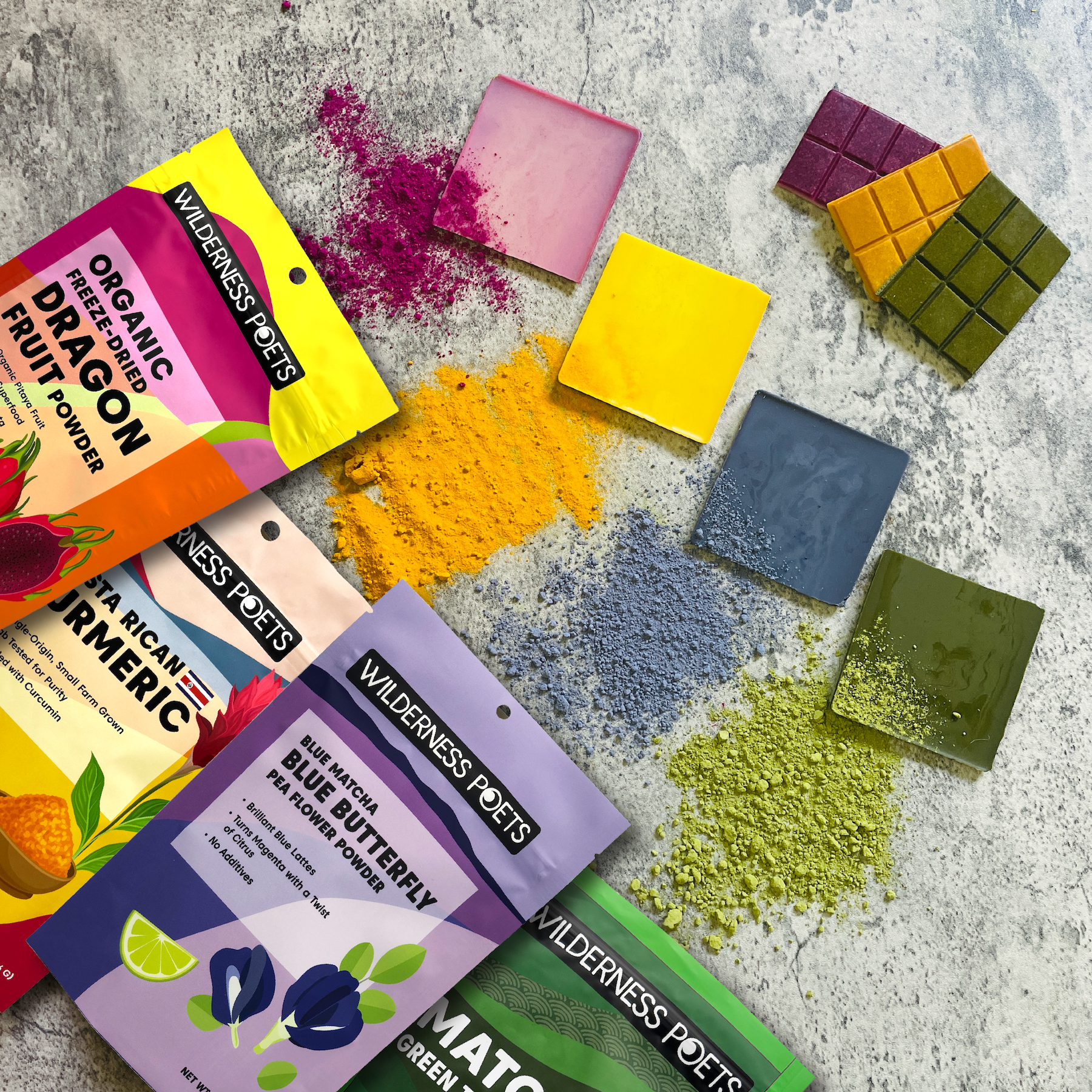 Wilderness Poets - Wholesale Protein/Superfood Powder - Blue Butterfly Pea Flower Powder (Blue Matcha)11