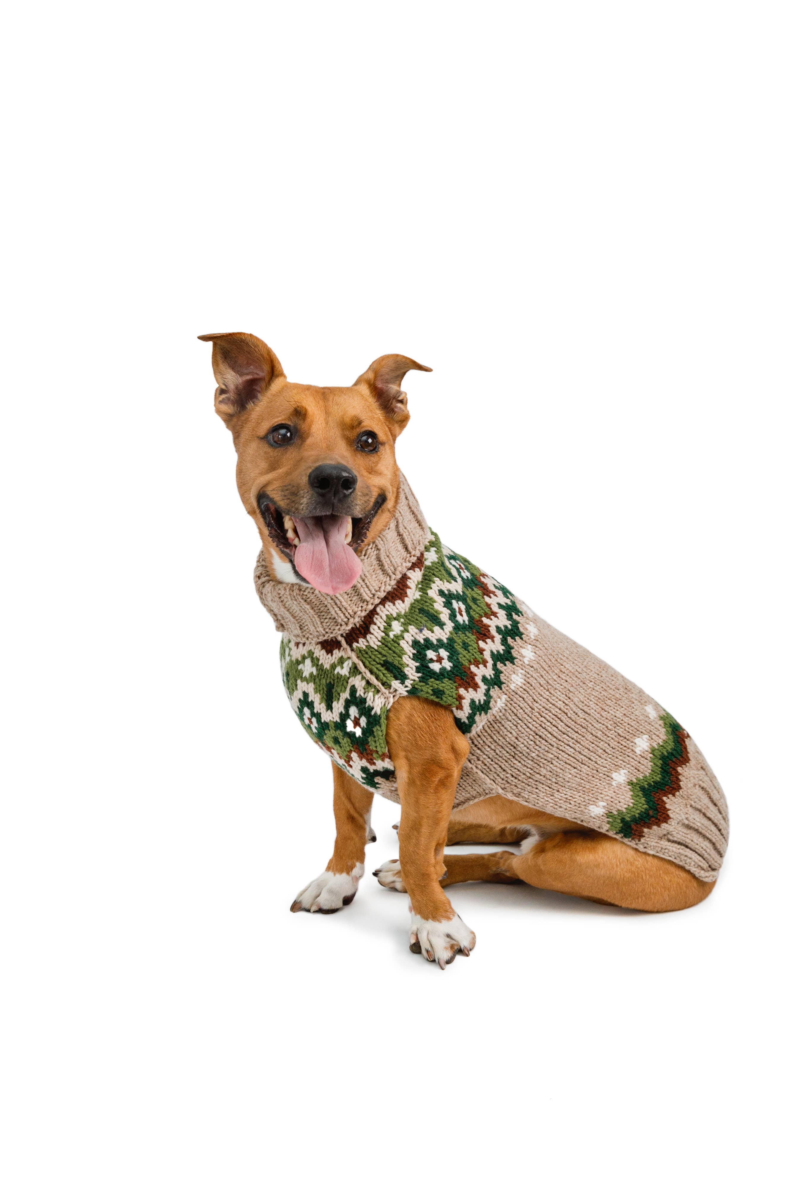 CHILLY DOG LLC – Großhandel Haustier-Pullover – Hund – Ragg-Woll-Fair Isle Hundepullover