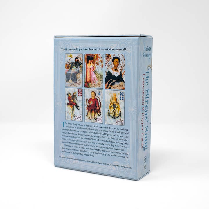 Red Wheel/Weiser LLC - Wholesale Tarot Cards - The Sirens’ Song: 40 Lenormand Cards, 38 Kipper Crds & 144Bk5