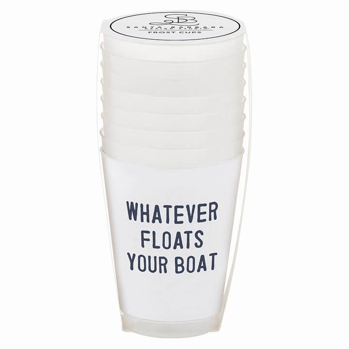 Santa Barbara Design Studio by Creative Brands - Wholesale Disposable Cup - Face to Face Frost Cup - Whatever Floats your Boat1