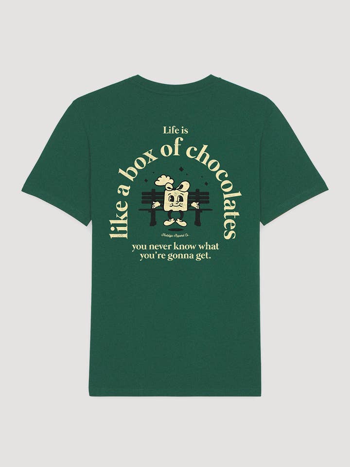 Box of chocolates - T-shirt for wholesale by Nostalgic Apparel