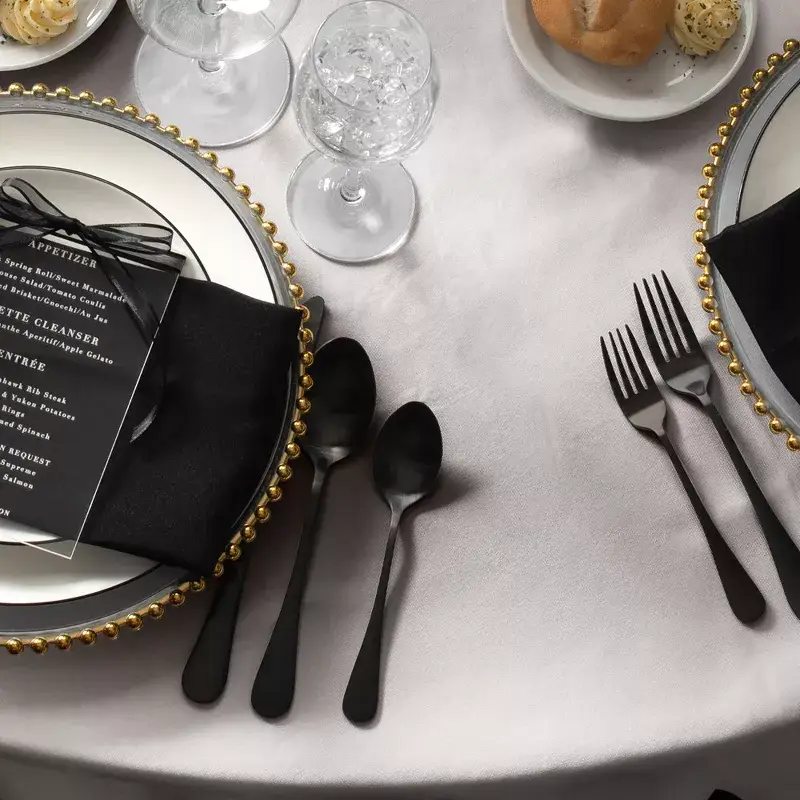 Gee Di Moda - Wholesale Tablecloth - Heavy Duty Washable Polyester Rectangle Tablecloth82