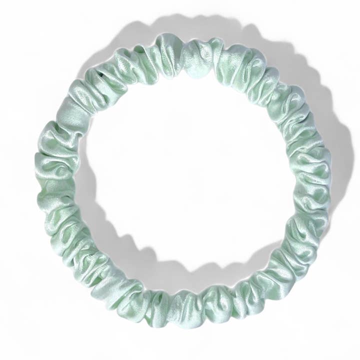 Elastici skinny in seta - Menta per la vendita all'ingrosso da parte di HoneyLux