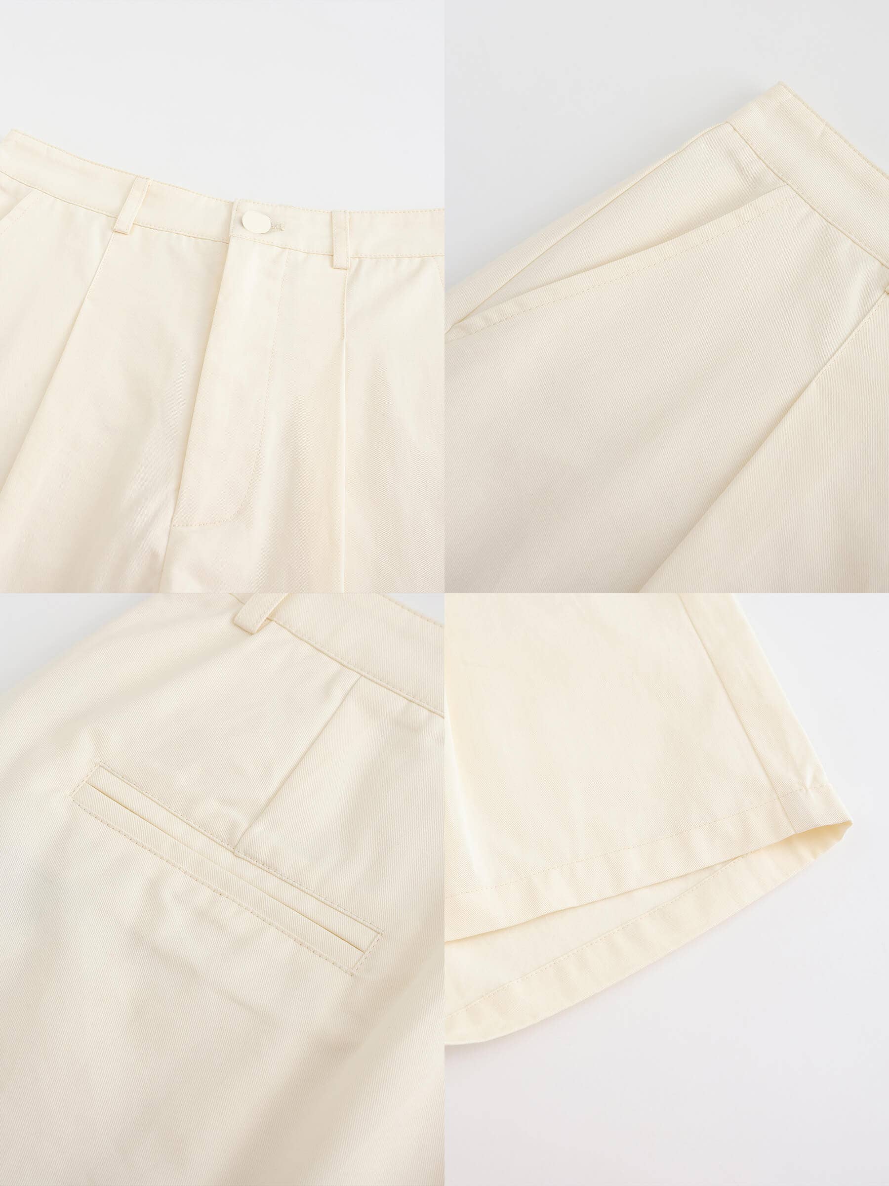 CUBIC - Wholesale Shorts - Women's - A-line Pleated Tailored Shorts8
