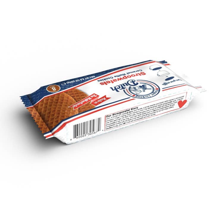 Finger Licking Dutch Stroopwafel Cookies - Wholesale Cookie - Dutch Caramel Stroopwafels Cookies, 8-Count Tray (QTY:12)19