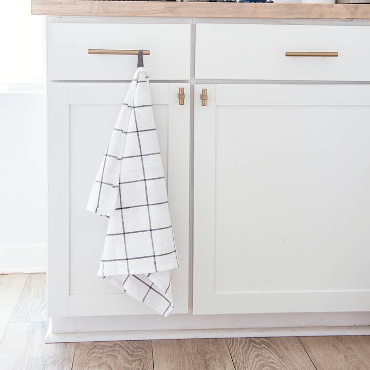 Ensemble de 6, 2 torchons de cuisine, 3 torchons et panier en toile pour la vente par LLdecor