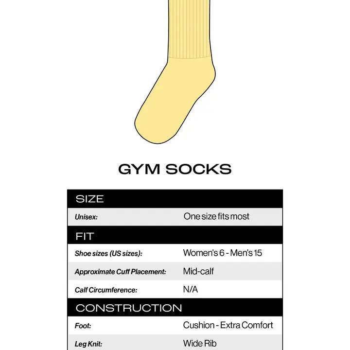 Gumball Poodle - Wholesale Socks - Unisex - I Like Cats More Than People Gym Crew Socks