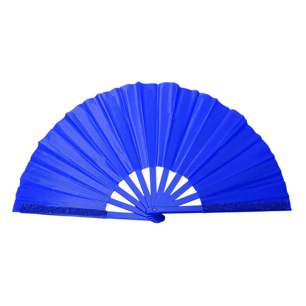 Sensibling Corp. - Wholesale Handheld Folding Fan - Bling Studded Folding Line Dance Hand Fan17