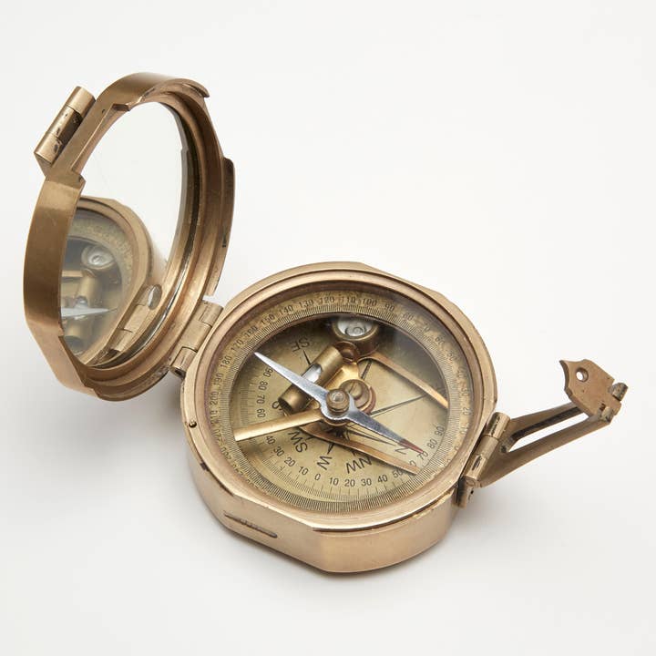 AA Importing - Wholesale Decorative Tabletop Object - Brass Compass