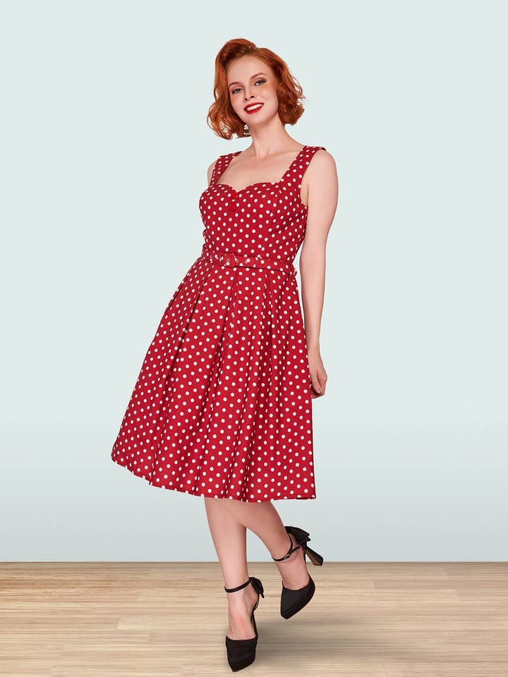 Patty Polka Flared Dress for wholesale by Lindy Bop / Econotrom S.L.