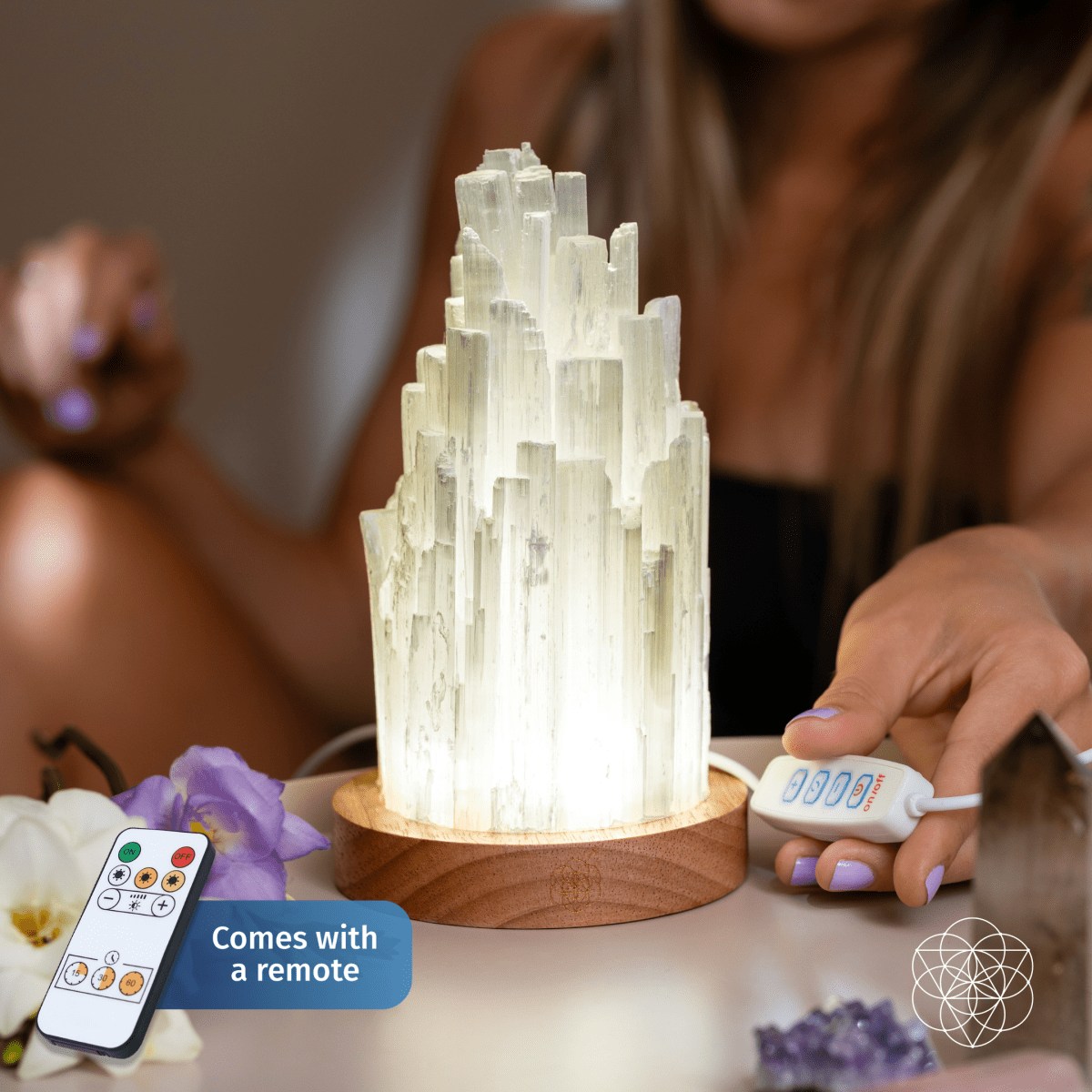 Conscious Items – wholesale Andlig sten/kristall – The Cleanse-All Selenitlampa – 1 kilo läkande kraft1