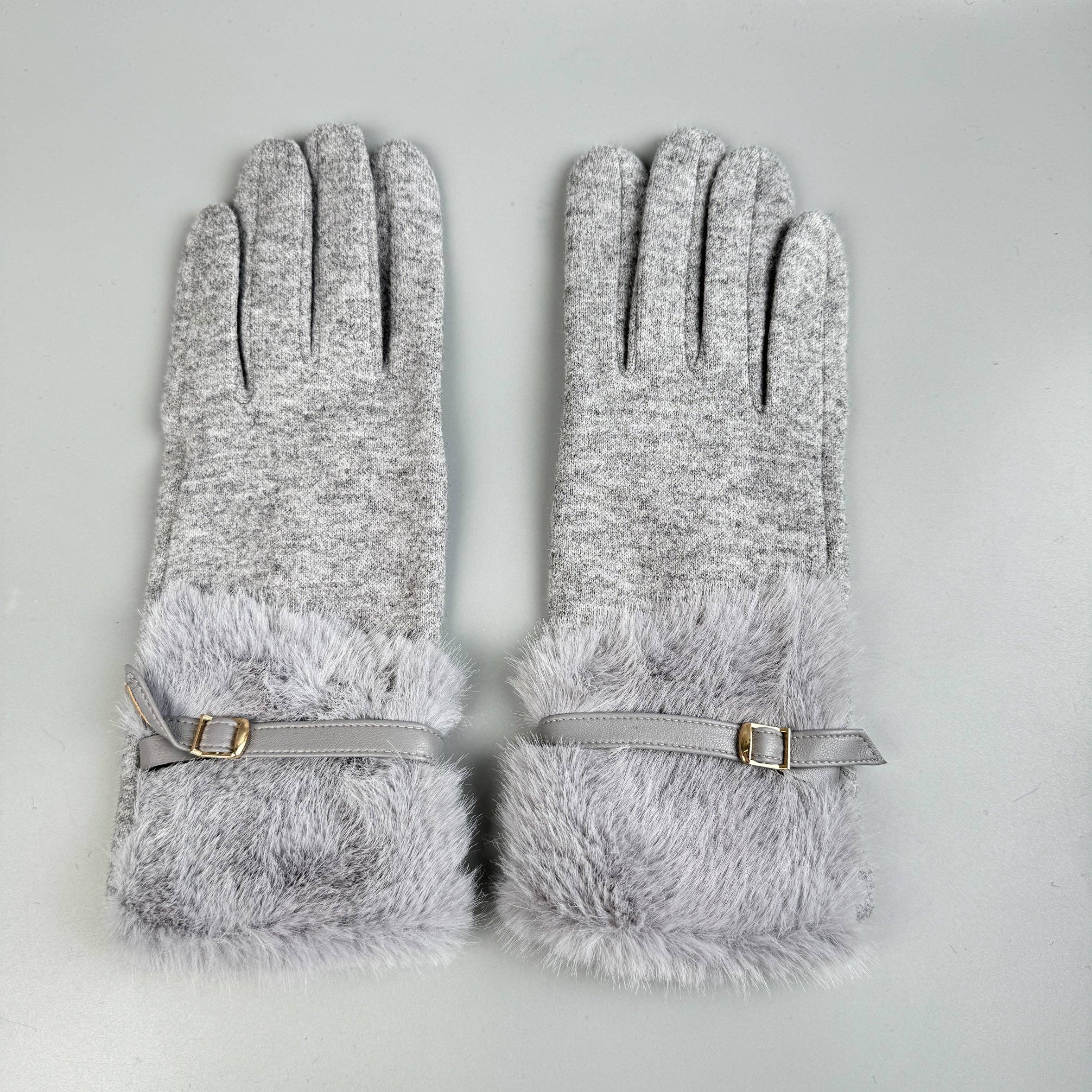 Ole - Vente Gants – femme - Gants à écran tactile en fausse fourrure13