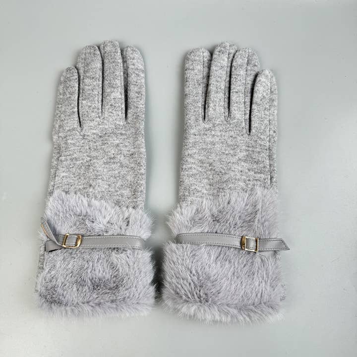 Ole - Vente Gants – femme - Gants à écran tactile en fausse fourrure13