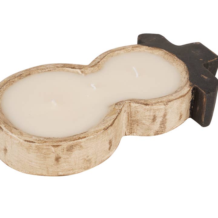 My Amigos Imports - Wholesale Candle Holder - Snowman-Farmhouse-Candle Ready Dough Bowl-6x12 inches-Small4