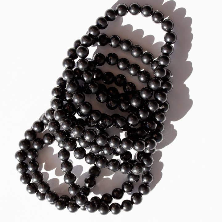 Apothecary Co. - Wholesale Beaded Bracelet - Shungite Bracelet For EMF Protection1