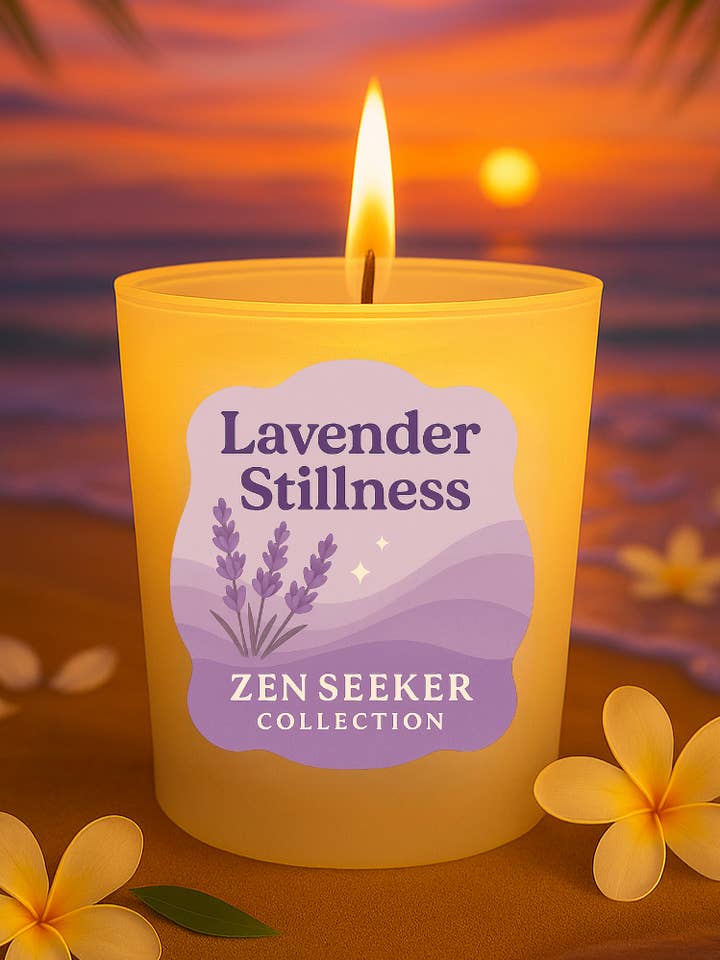 Bougie Tranquillité Lavande pour la vente par Ohanale