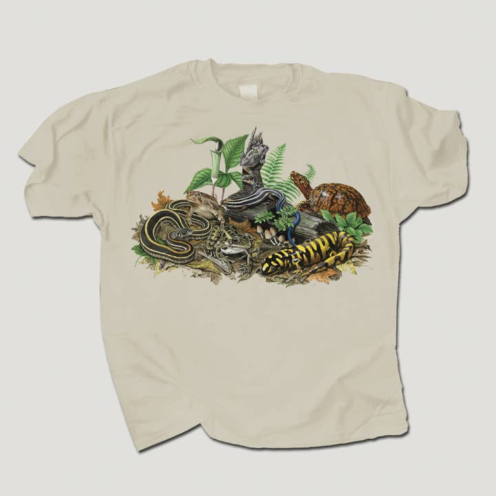 Backyard Herps 100% HW bomuld voksen T-shirt for engroshandel hos Atlas Screen Printing
