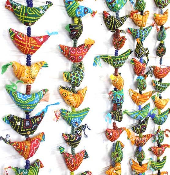 Sansaara Living - Wholesale Mobile - Fabric Birds String0