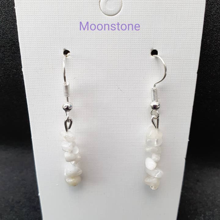 Moonstone Crystal Earrings for wholesale by Sweetpea Creations