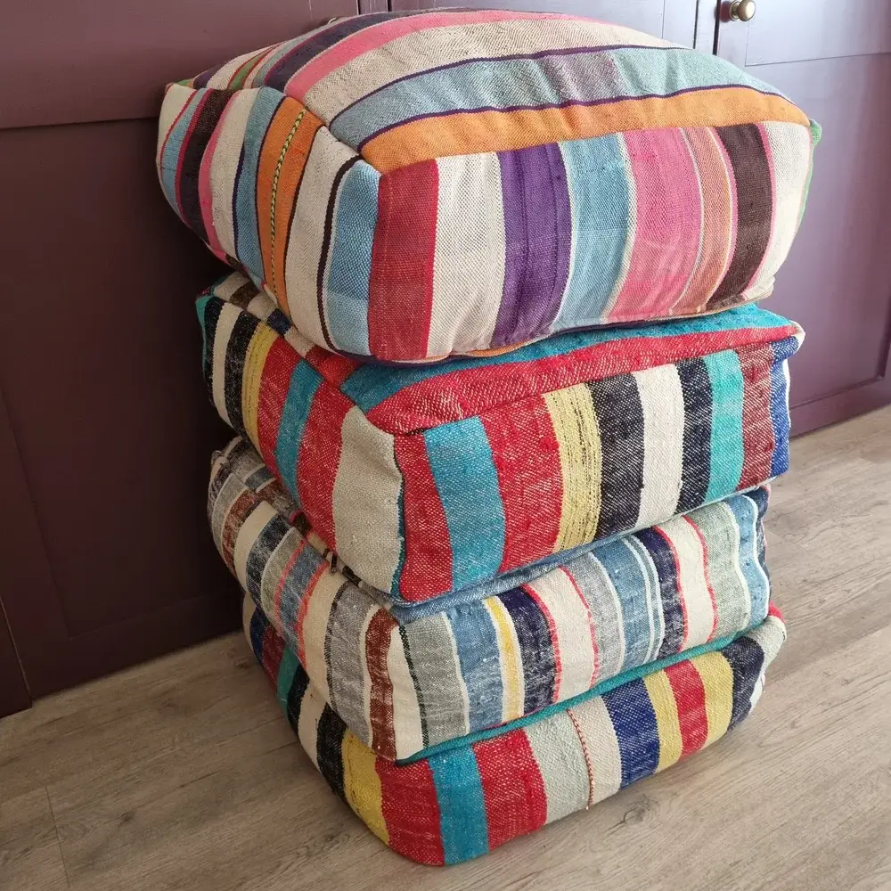 High crafty – cama - Cão por atacado – Capa de Almofada para Cão Marroquina Feita à Mão – Têxtil Vintage para Chão2