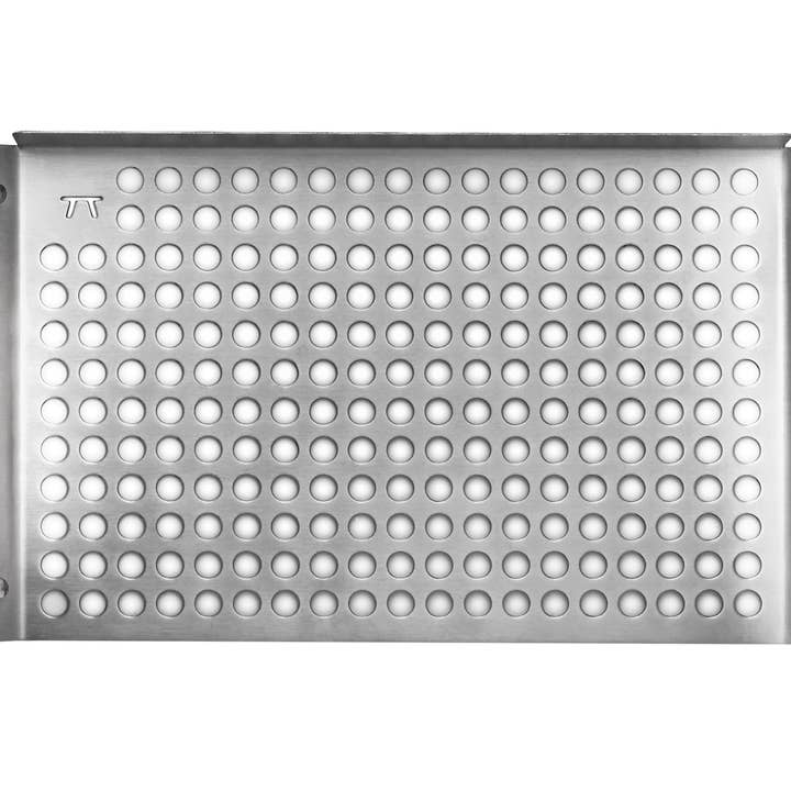 Fox Run Brands - Wholesale Outdoor Grill Tools - Outset Stainless Steel Grill Topper Grid, 11" x 7"5