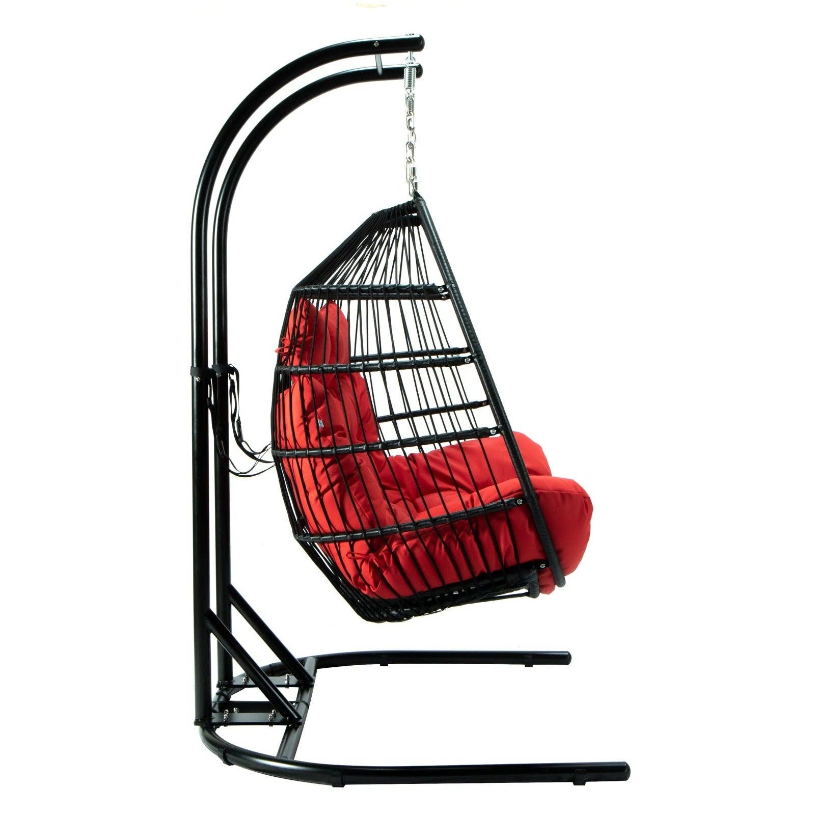 LeisureMod - Wholesale Egg Chair - Wicker 2 Person Double Folding Hanging Egg Swing Chair1
